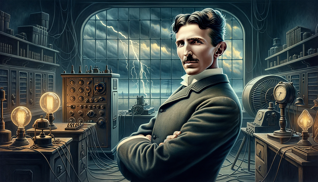 Nikola Tesla AI Generated Picture